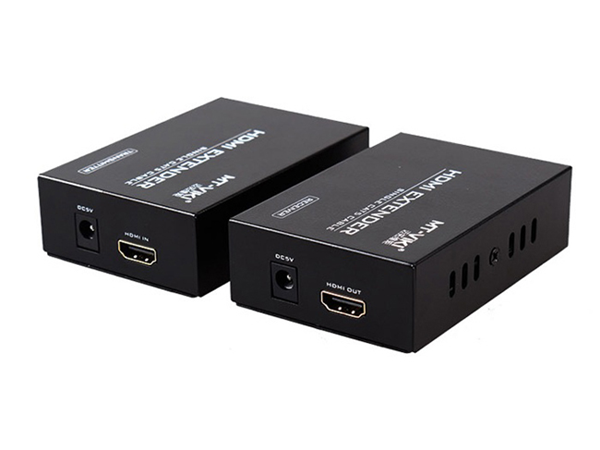 Bộ kéo dài hdmi 50m,Bộ khuếch đại HDMI Extender 50m bằng cáp mạng lan